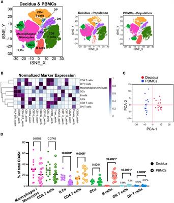 Decidual leukocytes respond to African lineage Zika virus infection with mild anti-inflammatory changes during acute infection in rhesus macaques